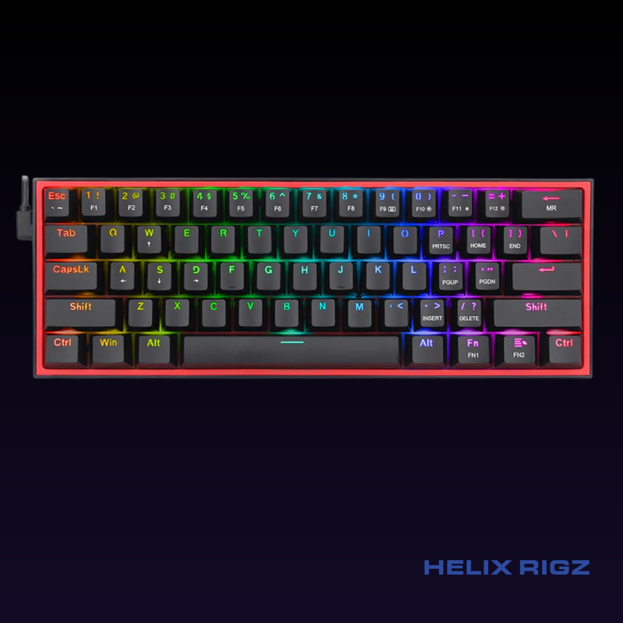 Redragon - K617 Fizz 60% Mechanical Keyboard